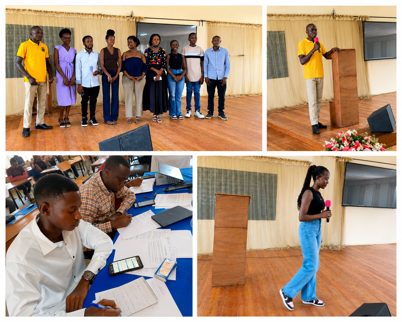 Les participant au Concours Interuniversitaire d'éloquence  edition 2026